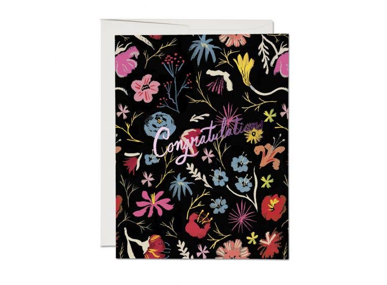 Red Cap Cards - Lots of Flowers