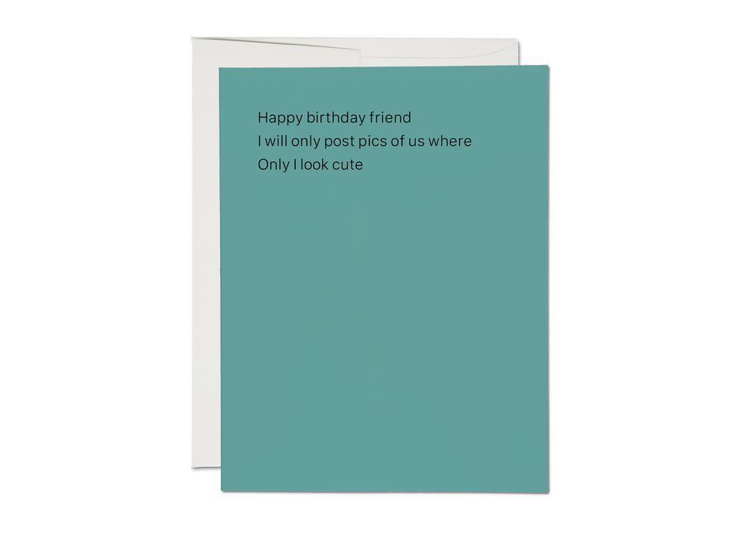 Red Cap Cards - I Look Cute