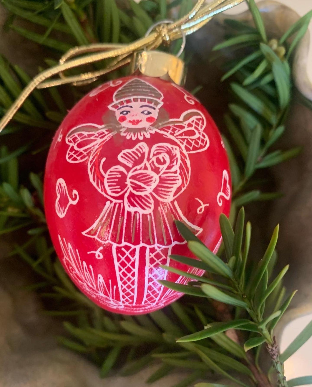 Summer Fairy Egg Ornament