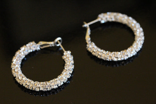 Crystal Hoops