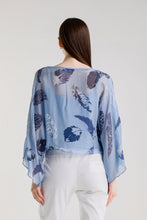 Sofita Feather Cropped Silk Kaftan