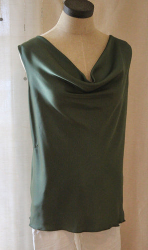 Satin Sleeveless Top