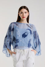Sofita Feather Cropped Silk Kaftan