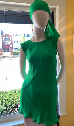 Carter Smith Designs Kelly Green Mini Dress
