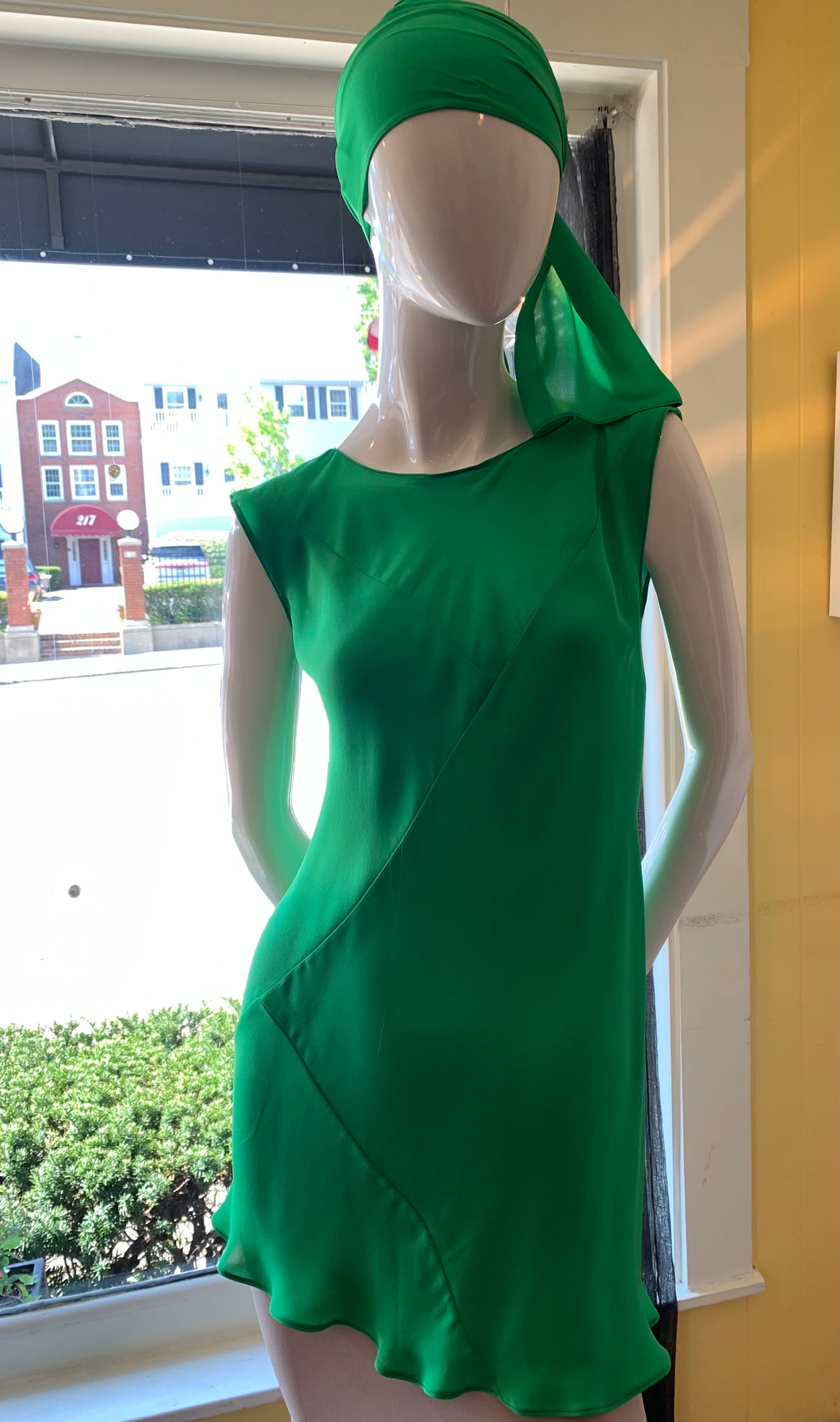Carter Smith Designs Kelly Green Mini Dress