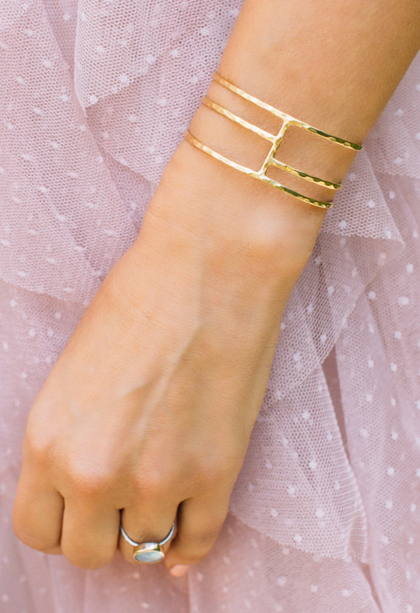 Petite Mondrian Cuff Bracelet