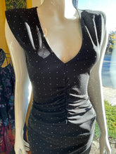 Rhinestone Ruched Dress