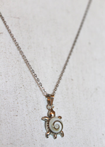 Shiva Shell Turtle Pendant