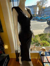 Rhinestone Ruched Dress