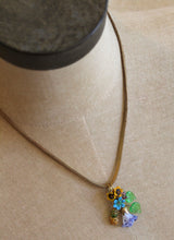 Bright Glass Bouquet Necklace