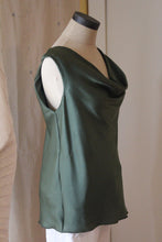 Satin Sleeveless Top