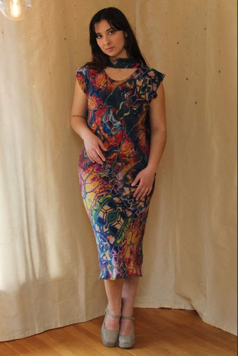 Carter Smith Designs Electric Shibori Dress