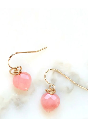 Pink Opal Adore Drop Earrings