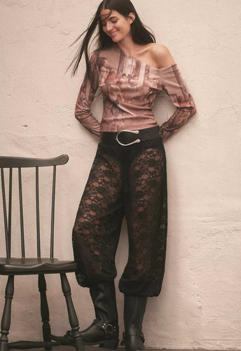 Off Shoulder Degas Top