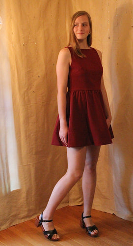 Azra Twill Mini Dress