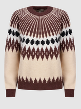 Brown Geometric Sweater