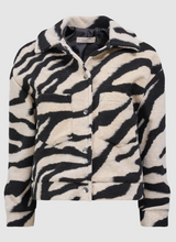 Zebra Cropped Jacket