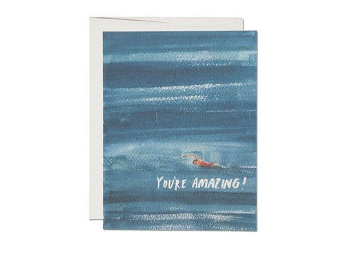 Red Cap Cards - Swim