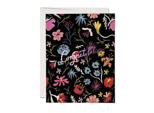 Red Cap Cards - Lots of Flowers