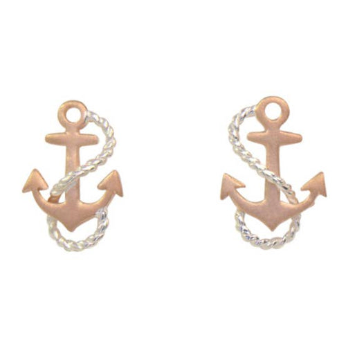 Anchor Stud Earrings