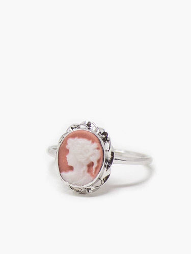 Pink Cameo Ring