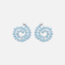 Sky Blue Swirl Earrings