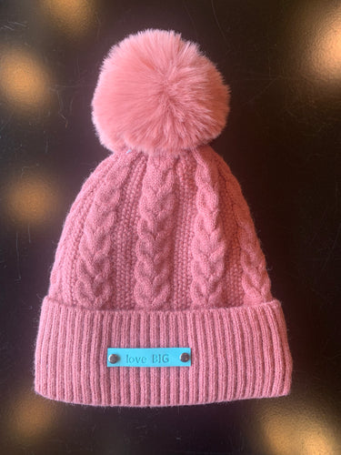 Love Big Pom Hats—Blush