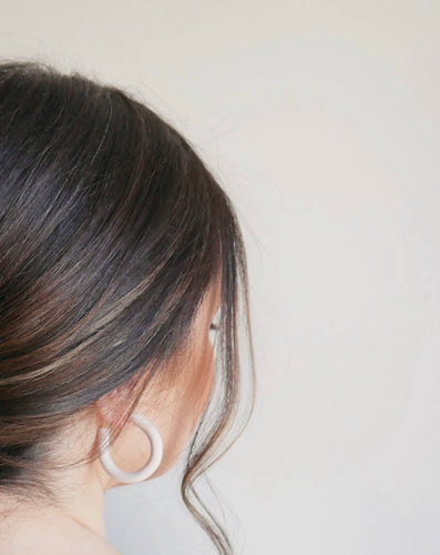 Linen Clay Earrings