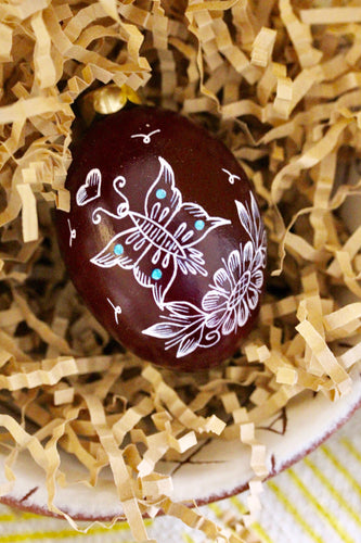 Butterfly Egg Ornament
